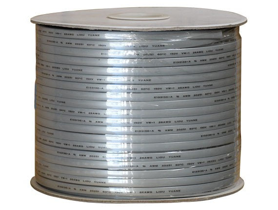 26AWG 8 Conductors Modular Flat Bulk Phone Cable AllCables4U