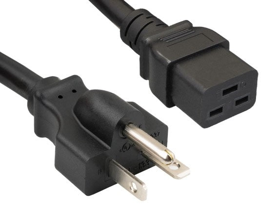 12AWG NEMA 6-20P to IEC-60320-C19 Universal Jumper Power Cord AllCables4U