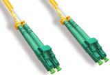 Duplex Single-Mode LC/APC To LC/APC 9 /125 Fiber Optic Cable AllCables4U