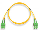 Duplex Single-Mode SC/APC To SC/APC 9 /125 Fiber Optic Cable AllCables4U