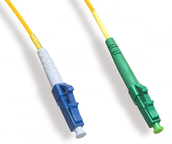 Simplex Single-Mode LC/UPC To LC/APC 9 /125 Fiber Optic Cable AllCables4U