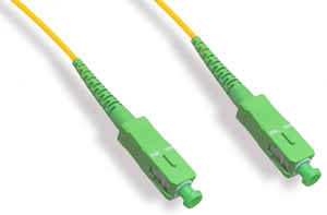 Simplex Single-Mode SC/APC To SC/APC 9 /125 Fiber Optic Cable AllCables4U