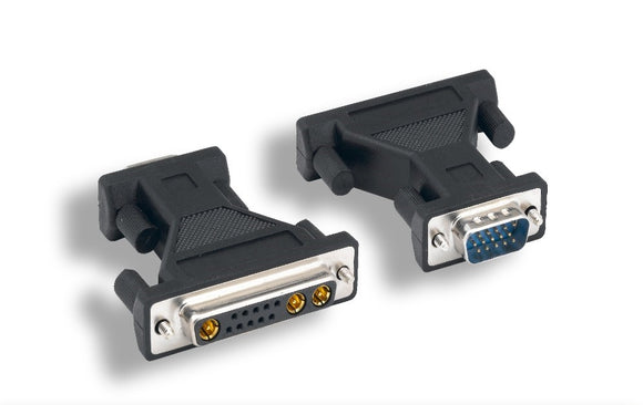 13W3 Female to HD15 Male VGA Adapter AllCables4U