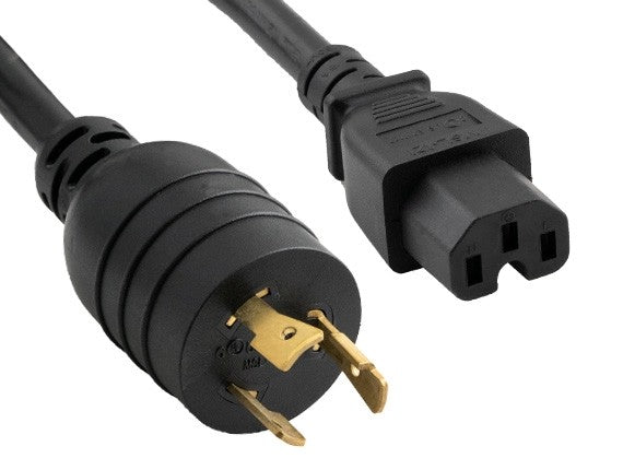 14AWG NEMA L6-20P to IEC-60320-C15 Universal Jumper Power Cord AllCables4U