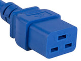 Blue Color 14AWG IEC-60320-C14 to IEC-60320-C19 Universal Jumper Power Cord AllCables4U