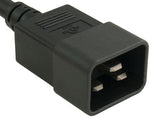 14AWG IEC-60320-C15 to IEC-60320-C20 Universal Jumper Power Cord AllCables4U