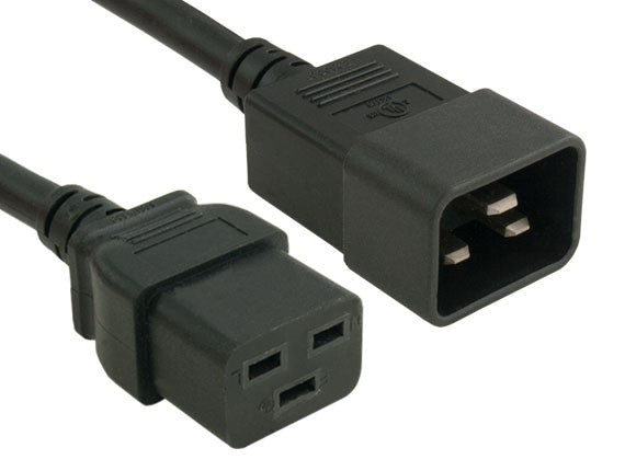 14AWG IEC-60320-C20 to IEC-60320-C19 Universal Jumper Power Cord AllCables4U