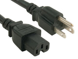 14AWG NEMA 5-15P to IEC-60320-C15 Universal Jumper Power Cord AllCables4U