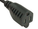 14AWG NEMA 5-15P to NEMA 5-15R Extension Power Cord AllCables4U