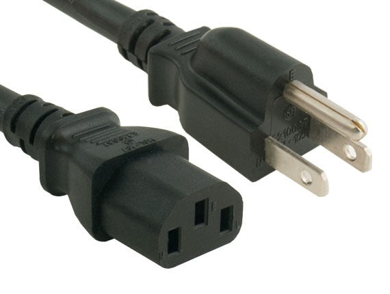 14AWG NEMA 5-15P to IEC-60320-C13 Universal Jumper Power Cord AllCables4U