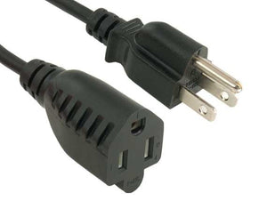 16AWG NEMA 5-15P to NEMA 5-15R Extension Power Cord AllCables4U