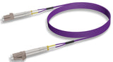 OM4 Standard LC/LC 10G Violet Duplex Multi-Mode Fiber Cable AllCables4U