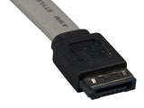 7-Pin 180º External Serial ATA Device Cable AllCables4U