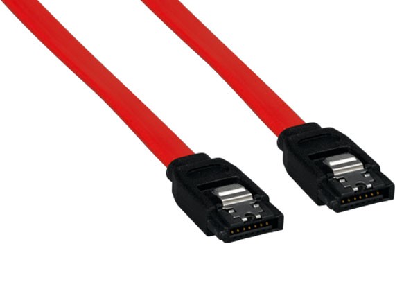 7-Pin 180º Serial ATA Device Cable With Latch AllCables4U