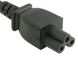 18AWG NEMA 5-15P to IEC-60320-C5 Notebook Power Cord AllCables4U