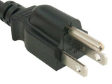 18AWG NEMA 5-15P to IEC-60320-C13 Right Angle Universal Jumper Power Cord AllCables4U