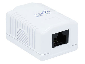 1-Port Cat6 Surface Mount Box AllCables4U