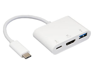 USB 3.1 Type C Male to USB 3.0/HDMI/Type C Charging Adapter AllCables4U
