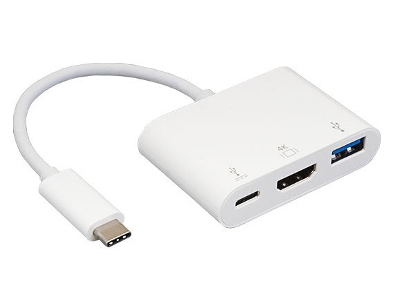 USB 3.1 Type C Male to USB 3.0/HDMI/Type C Charging Adapter AllCables4U