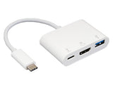 USB 3.1 Type C Male to USB 3.0/HDMI/Type C Charging Adapter AllCables4U