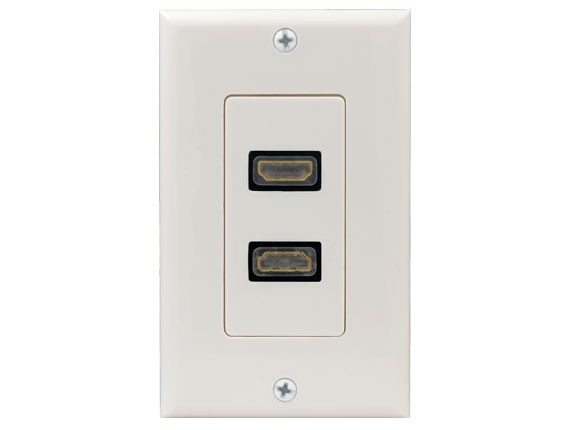 2-Port HDMI Wall Plate AllCables4U