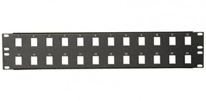 24 Ports Keystone Jack Rack Panel AllCables4U