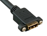 28AWG Panel Mount Type HDMI Extension Cable With Ethernet AllCables4U