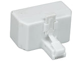 RJ11 6P4C 2 Line Male to 3 ╳ Female Modular T-Adapter AllCables4U
