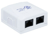 2-Port Cat5e Surface Mount Box AllCables4U