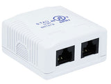 2-Port Cat6 Surface Mount Box AllCables4U