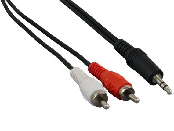 3.5mm Stereo Male to 2 x RCA Male Audio Cable AllCables4U