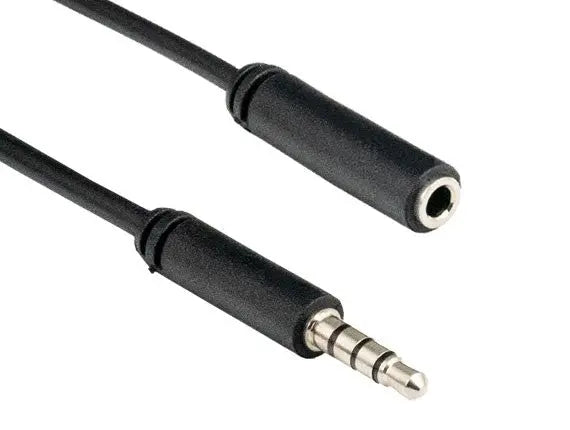 3.5mm TRRS Male to Female Audio & Microphone Cable AllCables4U