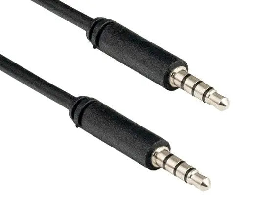 3.5mm TRRS Male to Male Audio & Microphone Cable AllCables4U
