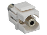 3.5mm Stereo Female to Female Recessed Keystone Jack AllCables4U