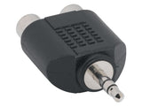 3.5mm Stereo Male to 2 ╳ RCA Female Adapter AllCables4U