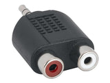 3.5mm Stereo Male to 2 ╳ RCA Female Adapter AllCables4U