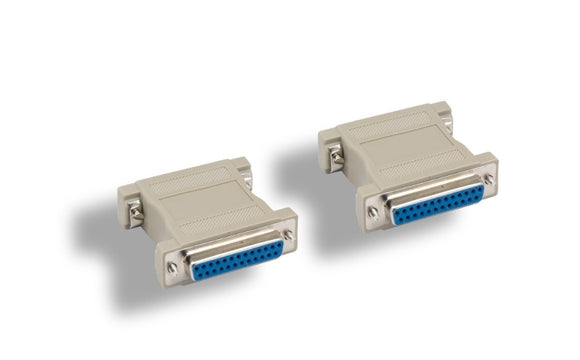 DB25 Female to DB25 Female Molded Gender Changer AllCables4U