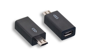 USB 2.0 Micro B 5-Pin Female to Micro B 11-Pin Male MHL Adapter AllCables4U