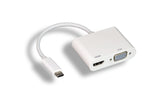 USB 3.1 Type C Male to HDMI/VGA Adapter AllCables4U