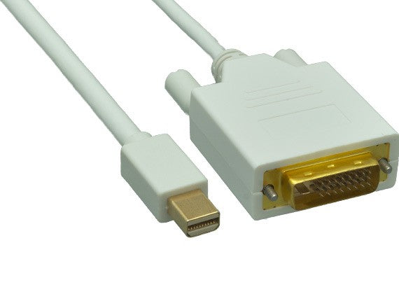 Mini DisplayPort Male to DVI Male Cable AllCables4U