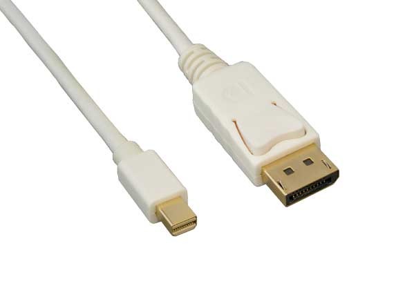 Mini DisplayPort Male to DisplayPort Male Cable With Latch AllCables4U