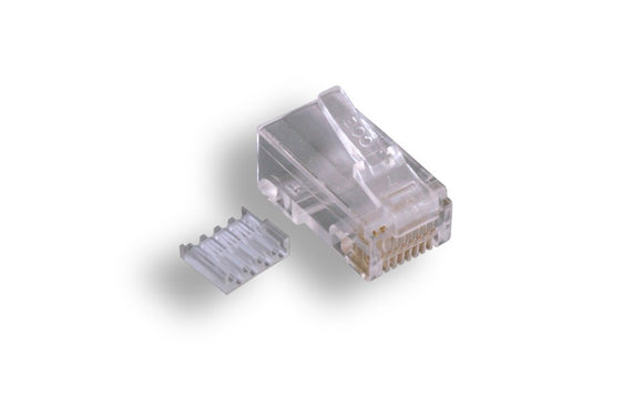 Cat6 Modular Plug For Solid Wire With Load Bar AllCables4U