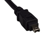 9-Pin to 4-Pin IEEE1394b FireWire Cable AllCables4U