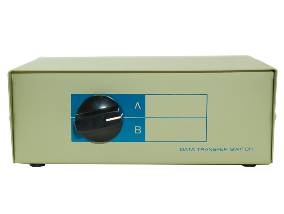 2-WAY AB DB15 Female Manual Data Switch box AllCables4U