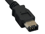 Black Color 6-Pin to 6-Pin IEEE1394a FireWire Cable AllCables4U