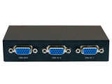 Push Button Style 2-Way VGA HD15 Manual Data Switch Box AllCables4U