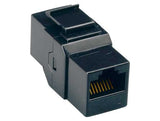 Black Color Cat6 Inline Coupler Keystone Jack AllCables4U