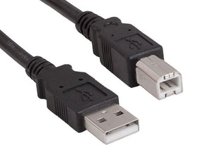 Black Color USB 2.0 A Male to B Male Cable AllCables4U