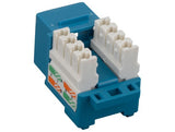 Blue Color Cat6 110 Type Punch Down Keystone Jack AllCables4U