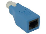 Cat5/Cat6 RJ45 Male to Female Cisco Console Rollover Adapter AllCables4U
